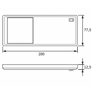 LED under-cabinet light kitchen, kitchen light Pinto 2x3...