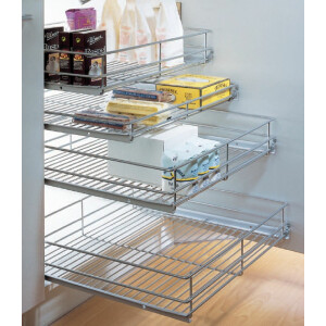 Cupboard pull-out with runners, kitchen pull-out 50cm...