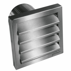 Ventilation grille Ø 125mm, stainless steel...