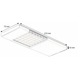 LED Unterbauleuchte Küche 2x4 W, Leuchtenset Samba...