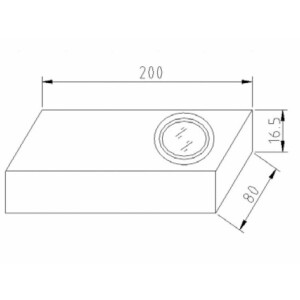 LED Unterbauleuchte Küche 3x3 W, Edelstahl...