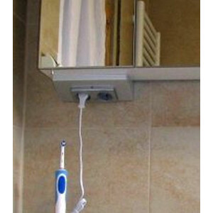 Kitchen flush-mounted socket outlet, bathroom socket...