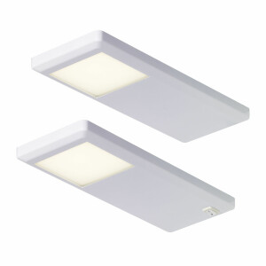 LED Küchen Unterbauleuchte 2x3 W, Küchenleuchte Pinto,...