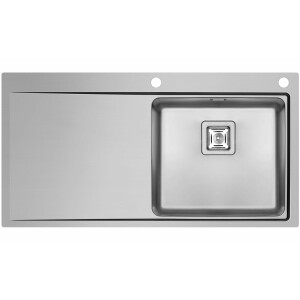 Kitchen sink 100x52cm, built-in sink Olynthos, brushed...