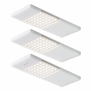 LED Küchen Unterbauleuchte Samba Change 3x4 W, Lichtfarbe...