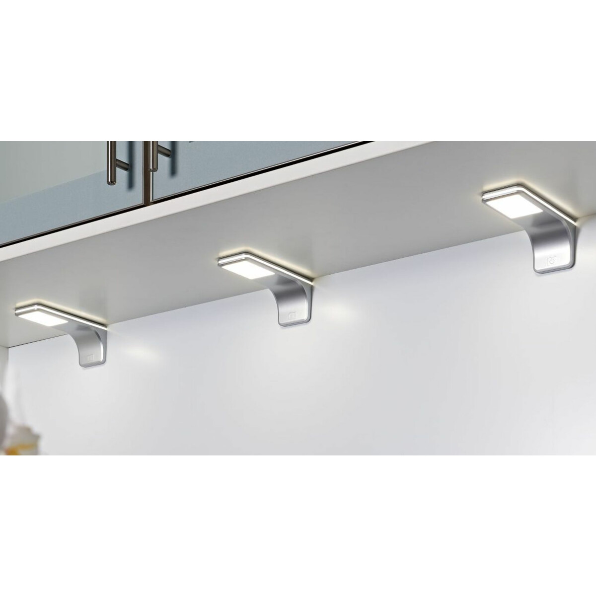 LED Küchenleuchte Erle, Unterbauleuchte Küche 5x3,5 W, dimmbar