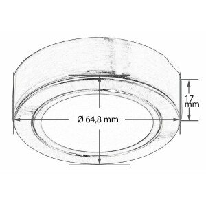 LED Aufbaustrahler 2x4 W, Lichtfarbe (warm-kaltweiss)...