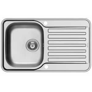 Kitchen sink 80x48cm, built-in sink Space Mini, drainer,...