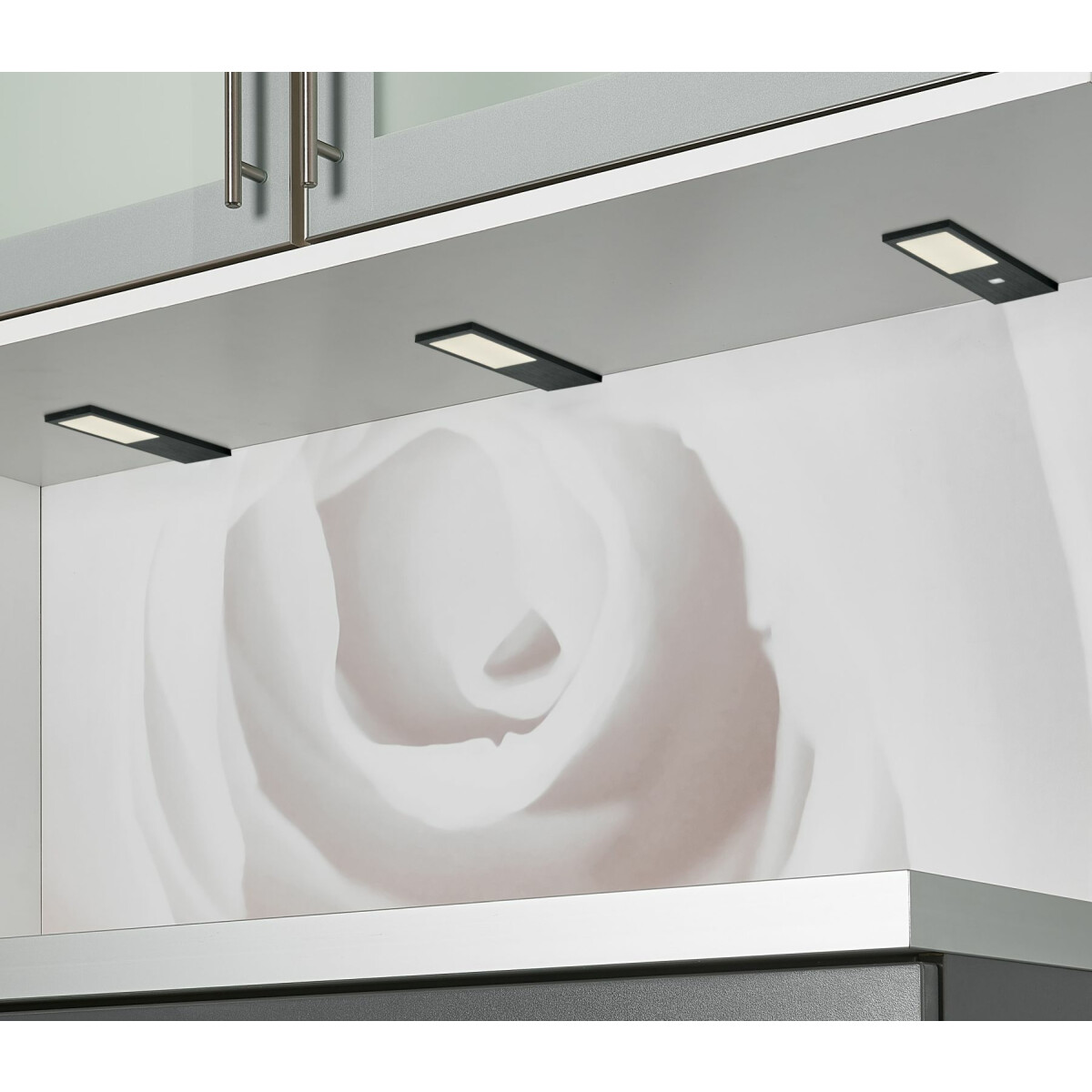 Küchenleuchte W, LED Gamma, Unterbauleuchte 2x4 warmweiss Küche