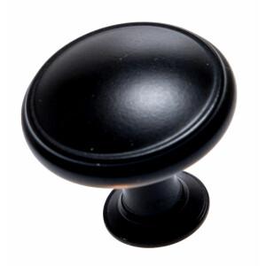 Furniture knob black matt, cabinet knob &Oslash;...