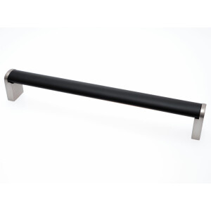 Furniture handle BA 192mm, BiColor kitchen handle black...