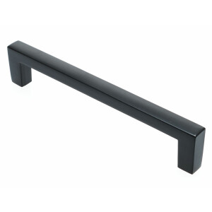 Furniture handle BA 128mm, kitchen handle black matt,...