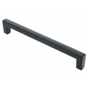 Furniture handle BA 160mm, kitchen handle black matt,...