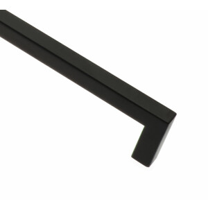 Furniture handle BA 224mm, kitchen handle black matt,...