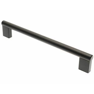Furniture handle BA 192mm, kitchen handle black matt,...