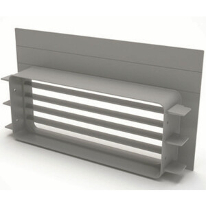 Flat duct 222x89mm, recirculation ventilation grille...