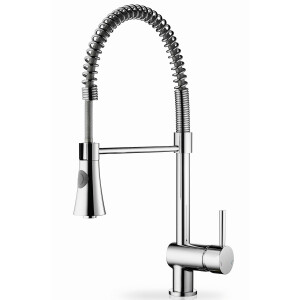 Cresento Basic kitchen mixer tap with dish spray, sink...