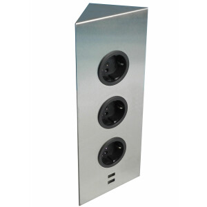 Kitchen socket outlet, 3-way corner socket outlet kitchen...