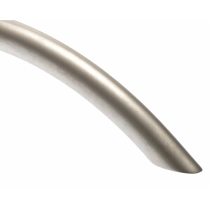 25 furniture handles BA 128mm, curved handles stainless...