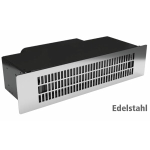Flat duct 175x80mm, stainless steel ventilation grille,...