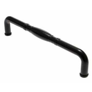 Furniture handle BA 128mm, kitchen handle black matt,...