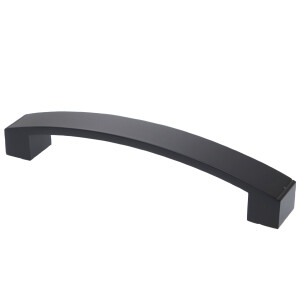 Furniture handle BA 128mm, kitchen handle black matt,...