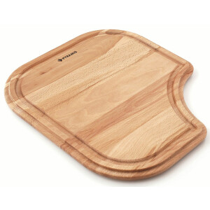 Wooden chopping board 35.5x38.4cm, solid beech for...