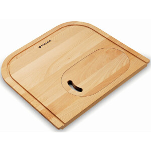 Wooden chopping board 44.5x37.5cm, solid beech for fitted...