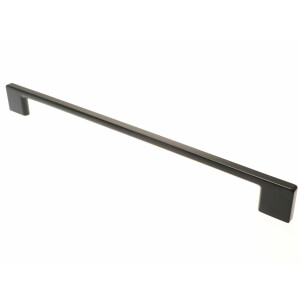 Furniture handle BA 256mm, kitchen handle black matt,...