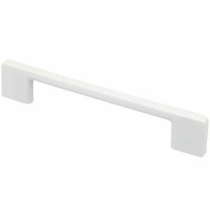 Furniture handle BA 128mm, kitchen handle white matt,...