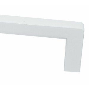 Furniture handle BA 160mm, kitchen handle white matt,...