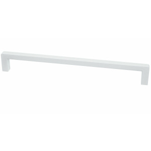 Furniture handle BA 192mm, kitchen handle white matt,...