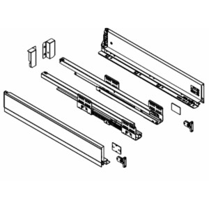 UltraBox drawer pull-out, kitchen drawer 167x500mm,...