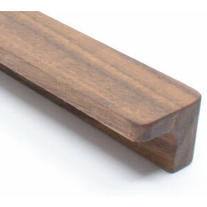 Furniture handle BA 128mm, solid walnut handle strip,...