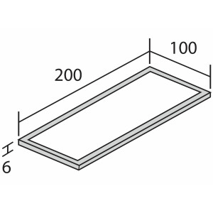 LED under-cabinet light kitchen 2x6 W, kitchen light...