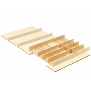 Wooden cutlery tray, drawer 80-100cm, pull-out cutlery tray