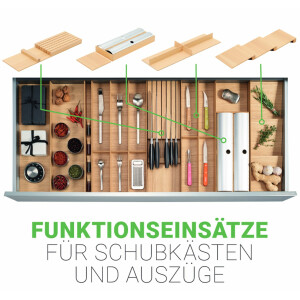 Funktionseinsatz Messerblock, Besteckeinsatz FineLine,...