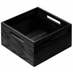 Wooden box 24x12x24cm, functional drawer insert,...