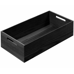 Wooden box 24x12x47cm, functional insert drawer, solid...