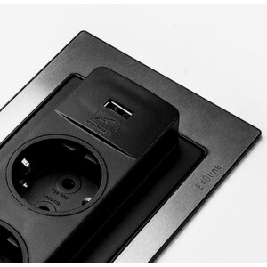 Evoline BackFlip built-in socket outlet, kitchen socket...