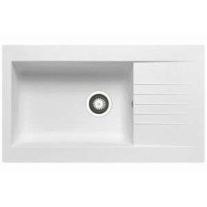 Kitchen sink 86x43.5cm, built-in sink Athlos, tap hole,...