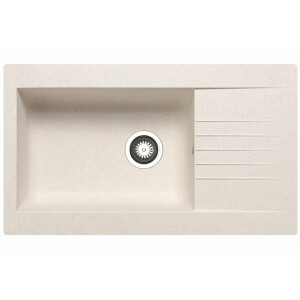 Kitchen sink 86x43.5cm, built-in sink Athlos, tap hole,...