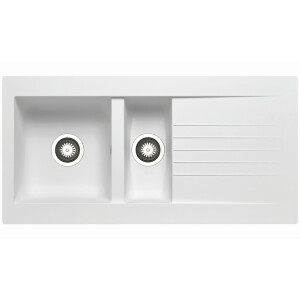 Kitchen sink 86x43.5cm, built-in sink Athlos, tap hole,...