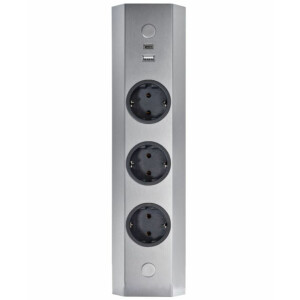 Kitchen socket outlet, 3-way corner socket outlet kitchen...