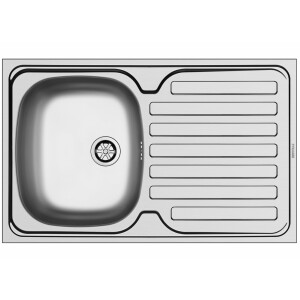 Kitchen sink 86x43.5cm, built-in sink Athlos, tap hole,...