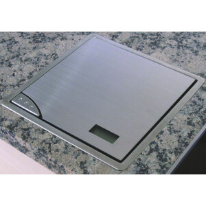 Built-in worktop scales, electronic kitchen scales...