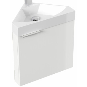 Washbasin 53cm, guest bathroom WC, washbasin corner...