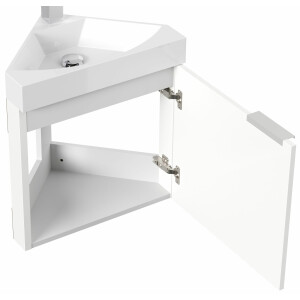 Washbasin 53cm, guest bathroom WC, washbasin corner...