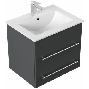 61.5 cm washbasin, Apollo washbasin, vanity unit, ceramic...