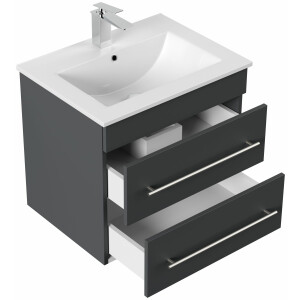 61.5 cm washbasin, Apollo washbasin, vanity unit, ceramic...